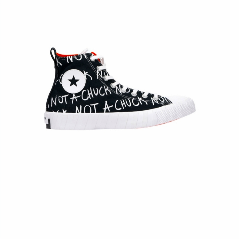 "Not a Chuck" Converse Chuck Taylor.